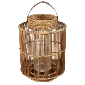 Raffles Lantern L - Natural, Natural, Rattan, Indoor