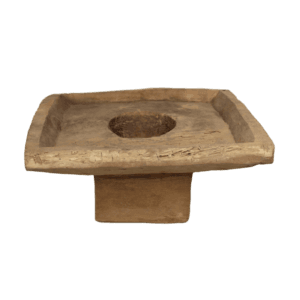 HSM Collection-Decoration Lumpang -50x40x30-Natural-Teak - Natural, Sand, Teak, Wood, Teak, Wood