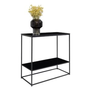 Vita Console Table - Black, Wit, Metal, Steel, Living, Office Vita Console Table - Black, Wit, Metal, Steel, Living, Office