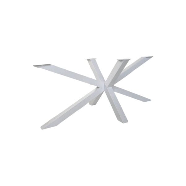 Table Base Indoor & Outdoor 3D-Model - 180x80x72 - Powder coated White - metal