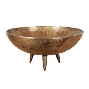 Bowl Babi L - Brown, Gold, Wit, Aluminium, Gold Bowl Babi L - Brown, Gold, Wit, Aluminium, Gold