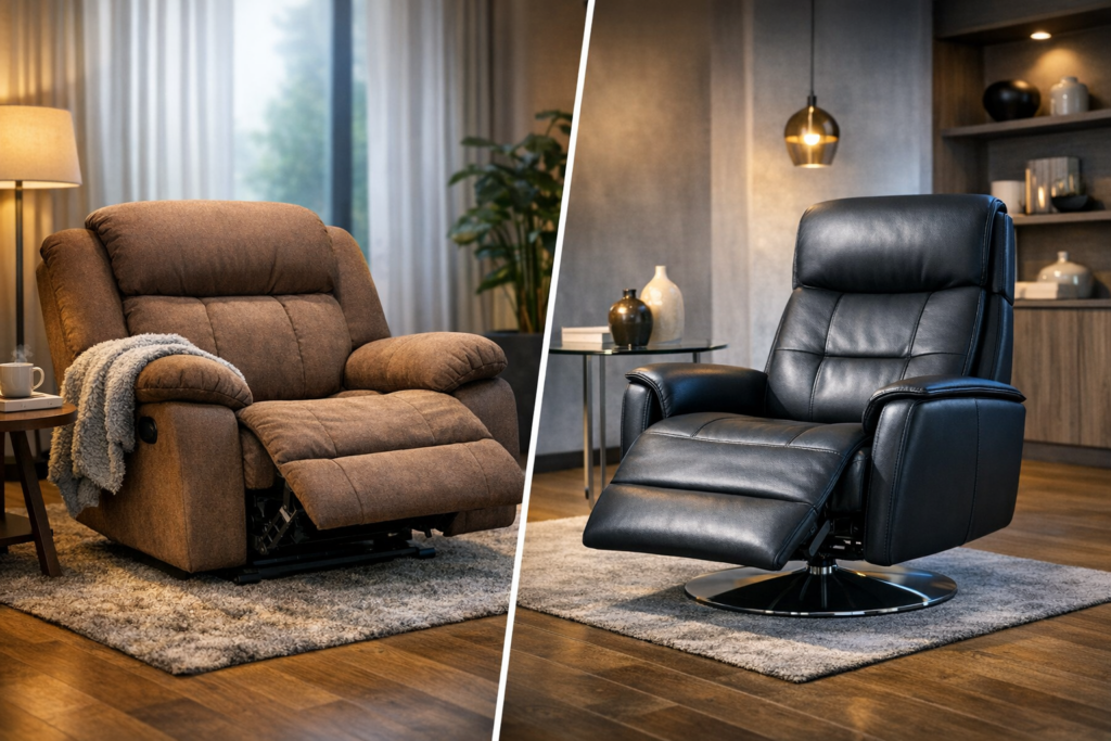 Recliner Chairs: Comfort vs. Style Explained