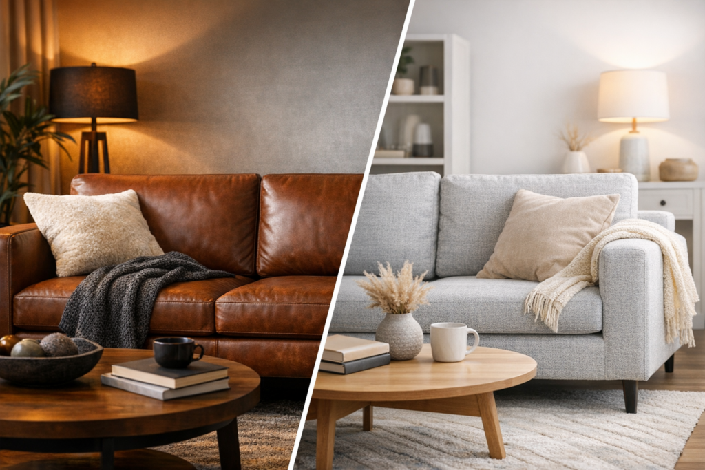 Leather vs Fabric Sofas: Which Should You Choose?