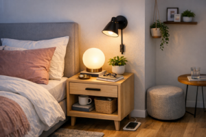 Nightstand Ideas for Small Bedrooms