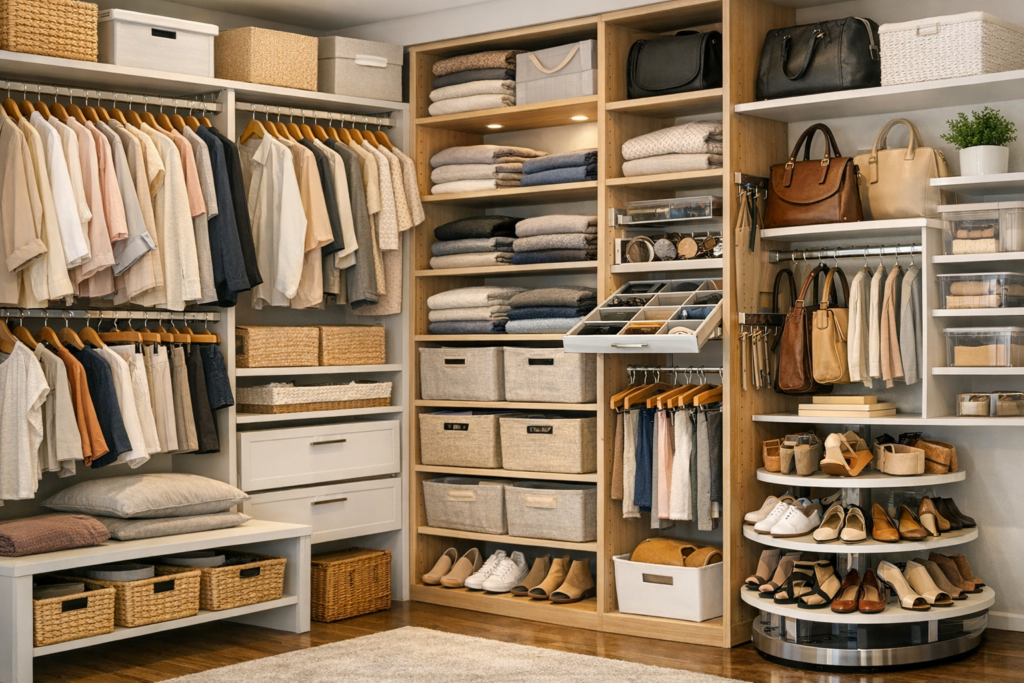 Wardrobe Organization Ideas That Save Space
